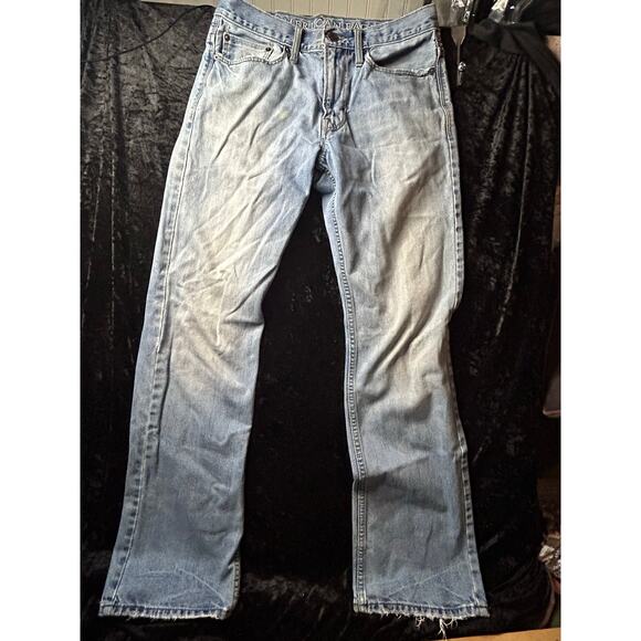 Men’s American Eagle Relaxed Fit Jeans 29x32 Medium Wash Well Loved - Picture 8 of 8